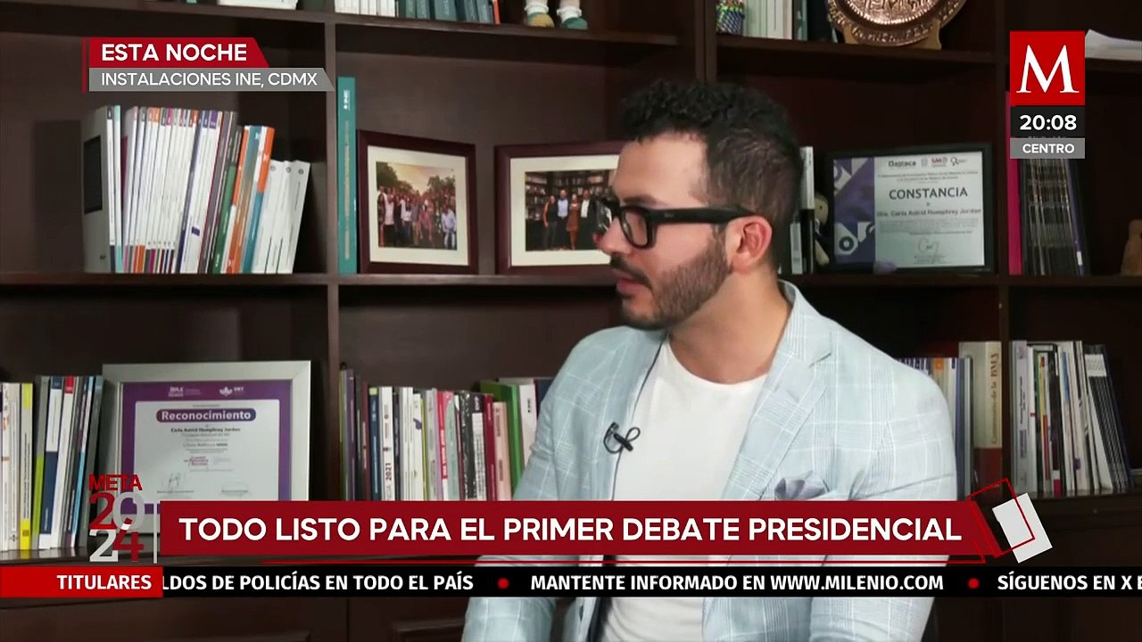 "Esta es la primera vez que se hace un debate Presidencial en el INE": Carla Humphrey