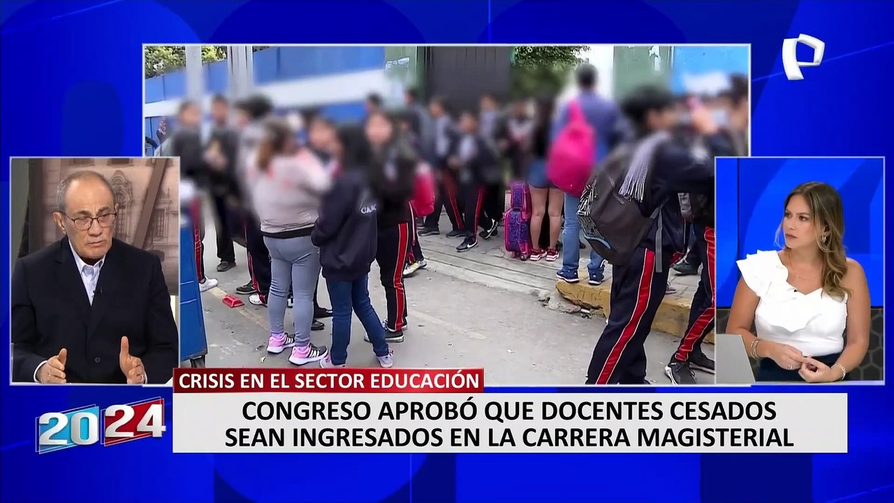 Idel Vexler califica de "vergonzoso" ley para que docentes cesados ingresen a la carrera magisterial