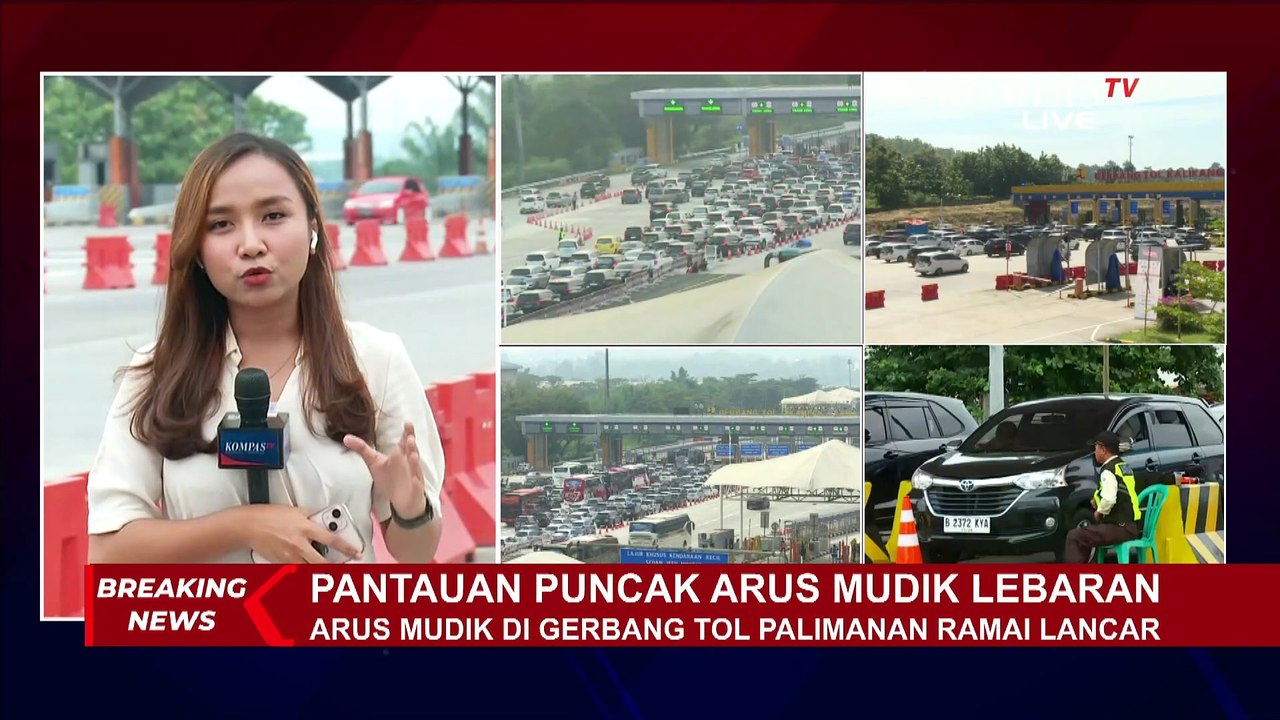 One Way Diberlakukan, Arus Lalu Lintas di Tol Palimanan Terpantau Ramai Lancar