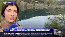 Alpes-Maritimes: le lac du Broc de nouveau rempli grâce à la pluie