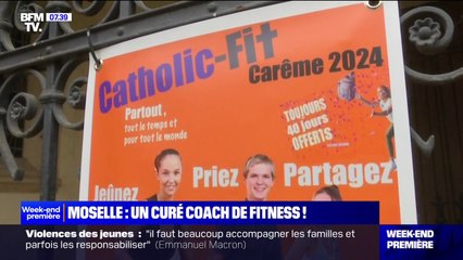 En Moselle, cet abbé partage des séances de sport avec ses paroissiens