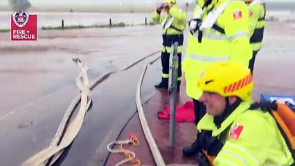 Dapto flood rescue | April 6, 2024 | Illawarra Mercury