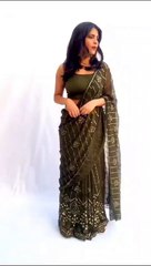 SAREE FABRIC- Georgette || FASHION SHOW