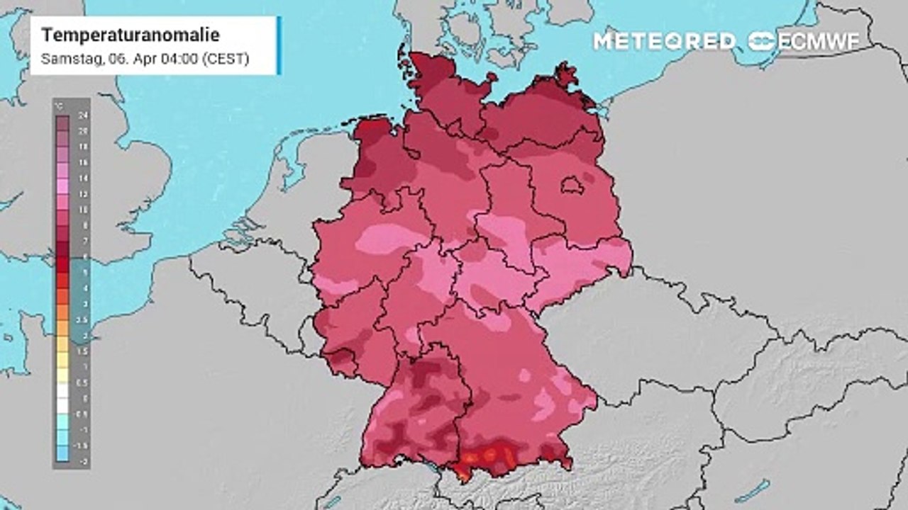 Rekordwärme in Deutschland! Anfang April bis zu 30°C heiß! Das gab es noch nie!