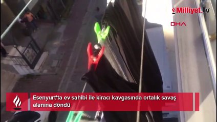 Ev sahibi ile kiracı kavgasında ortalık savaş alanına döndü! 6 yaralı