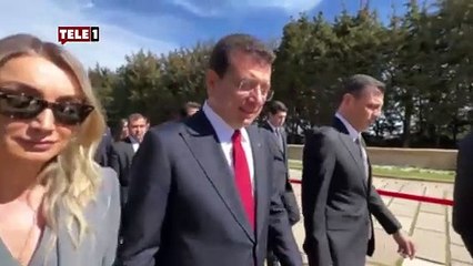 Ekrem İmamoğlu belediye başkanlarıyla Anıtkabir'de