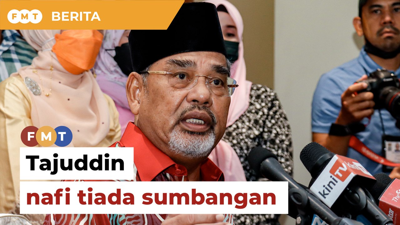 Tetap turun padang bantu rakyat, Tajuddin nafi tiada sumbangan