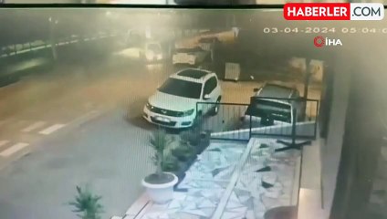 Taksi bulamayınca cip çalıp onunla da kaza yaptılar