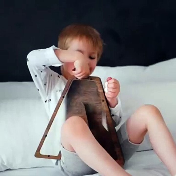 Wood Gift For Kids, Neutral Baby Shower Gift, Personalized Letter Bank, Boy Nursery Decor, Wooden Bank