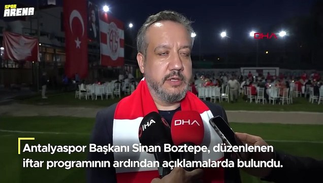 Antalyaspor Başkanı Boztepe: Trabzonspor ve Fenerbahçe'nin daha ağır ceza alması gerekirdi! Sergen Yalçın...