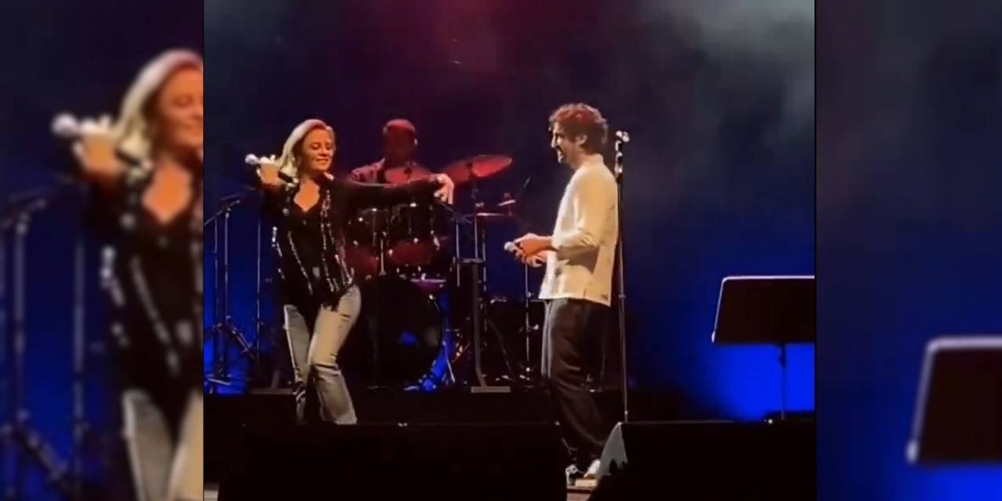 Demet Evgar ve Taner Ölmez aynı sahnede: Düet, halay, çiftetelli...