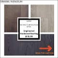 HURRY! WE HAVE A LIMITED STOCK OFFER. Engineered Hardwood Starting @ $1.99