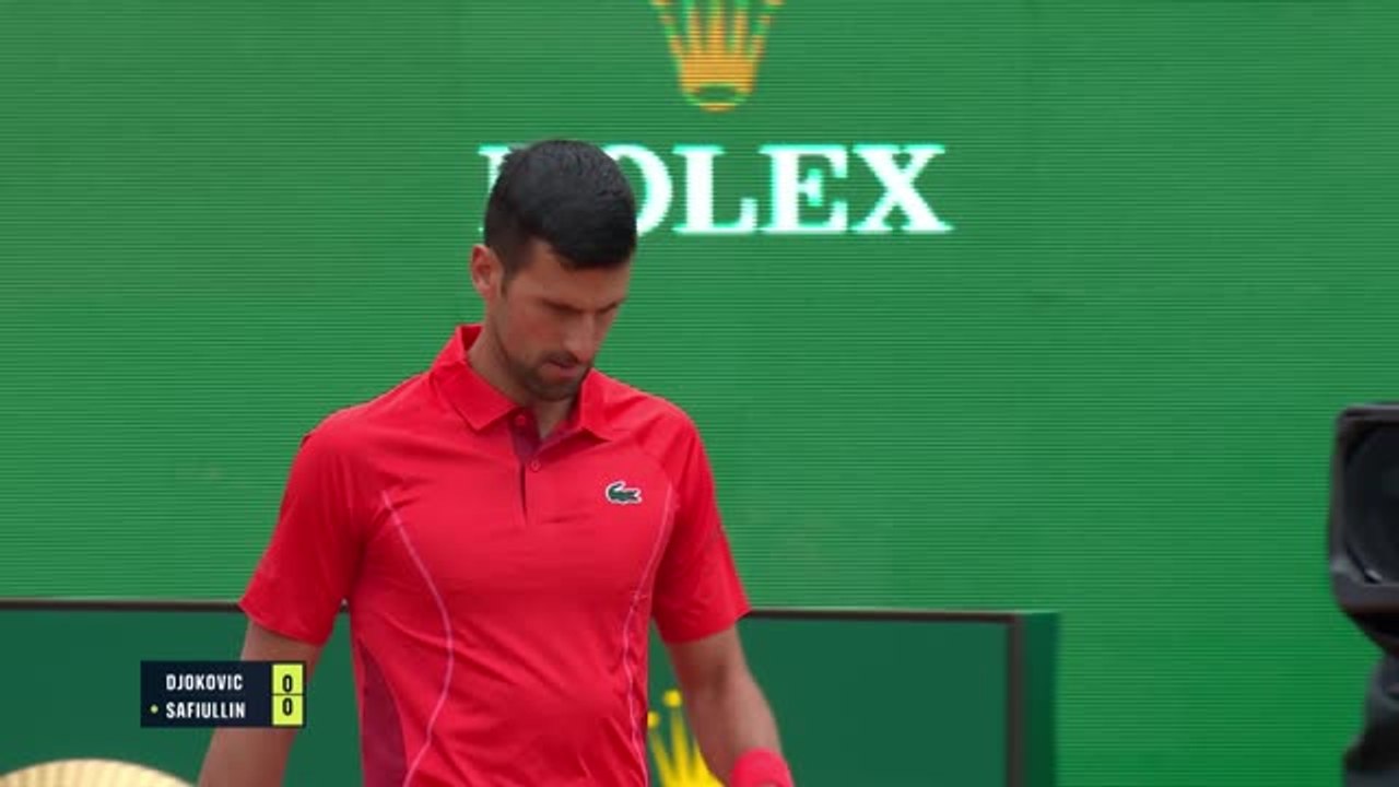 Monte Carlo - Djokovic en mode TGV