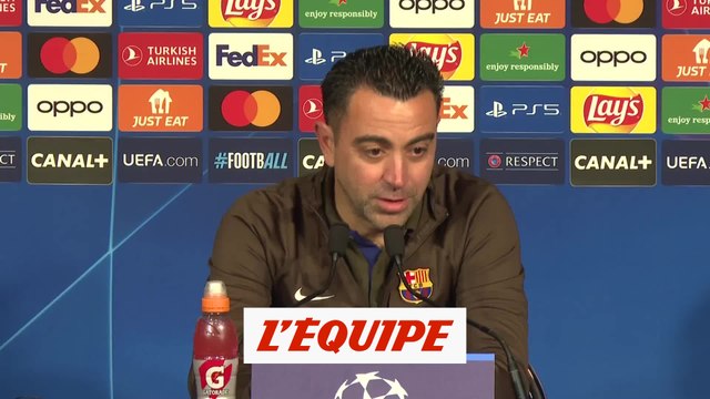 Xavi : « Luis Enrique est l'un des meilleurs entraîneurs du monde » - Foot - C1 - Barça