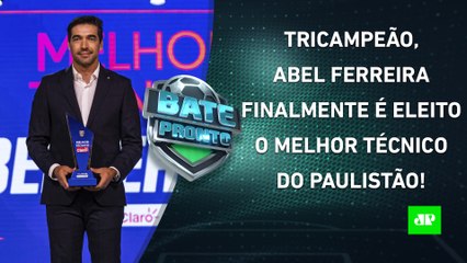 Tải video: Abel é ELEITO o MELHOR TÉCNICO do Paulista; Flamengo ANUNCIA REFORÇO; Timão JOGA HOJE | BATE-PRONTO