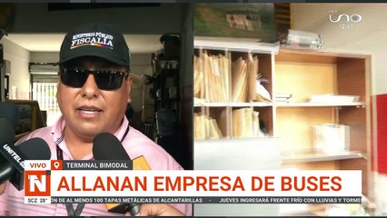 Allanan empresas de buses vinculadas con Narcotráfico