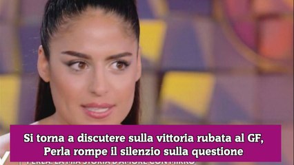 Si torna a discutere sulla vittoria rubata al GF, Perla rompe il silenzio sulla questione