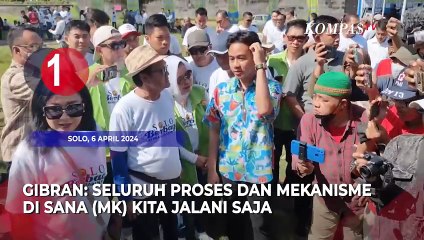 [TOP3NEWS] Gibran Tanggapi Menteri jadi Saksi, Kapolri Cek Stasiun Senen, Antrean Mobil Masuk Kapal