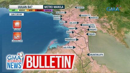 Nagpapaulan ang easterlies sa ilang bahagi ng Mindanao pati na sa Metro Manila | GMA Integrated News Bulletin