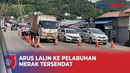 Dampak Penyekatan Akses ke Pelabuhan Merak, Lalin Mengular Hingga 10 Kilometer