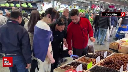 Ankara Ulus Hali'nde bayram öncesi yoğunluk yaşandı
