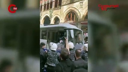 Beyoğlu'nda İsrail protestosunda polis şiddeti