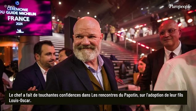 VIDEO Au début, j'avais un petit peu de mal : Philippe Etchebest, les larmes aux yeux, revient sur l'adoption de son fils avec Dominique