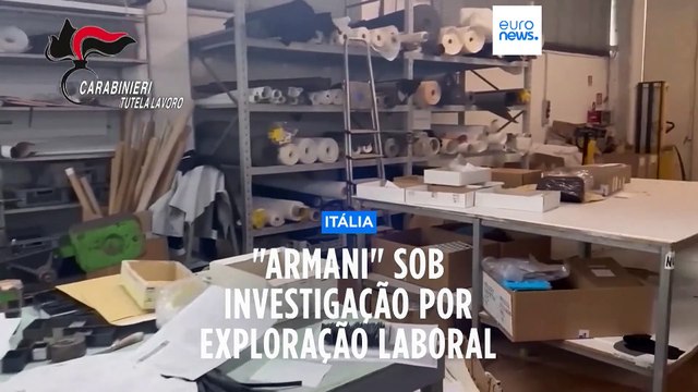 Giorgio Armani acusada de ter fábricas ilegais na Lombardia e exploração laboral