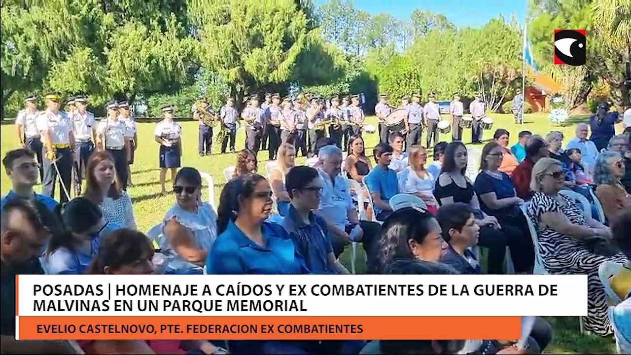 Posadas | Homenaje a ex combatientes de Malvinas en un Parque Memorial