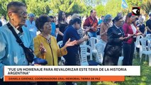 Fue un homenaje para revalorizar este tema de la historia Argentina, indicaron desde el Parque Memorial Tierra de Paz