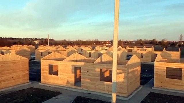 Da Empoli a Kiev, ecco le casette di legno per chi non ha pi? un alloggio