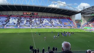 Full time whistle at DW Stadium as Wigan Athletic draw with Port Vale
