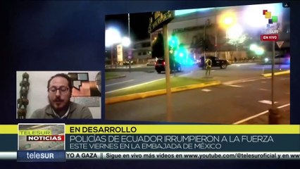 Carranco: Policía ecuatoriana ejerció abuso de poder en la Embajada mexicana