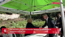 Vali Gül'den yangın faciasında hayatını kaybedenlerin ailelerine ziyaret