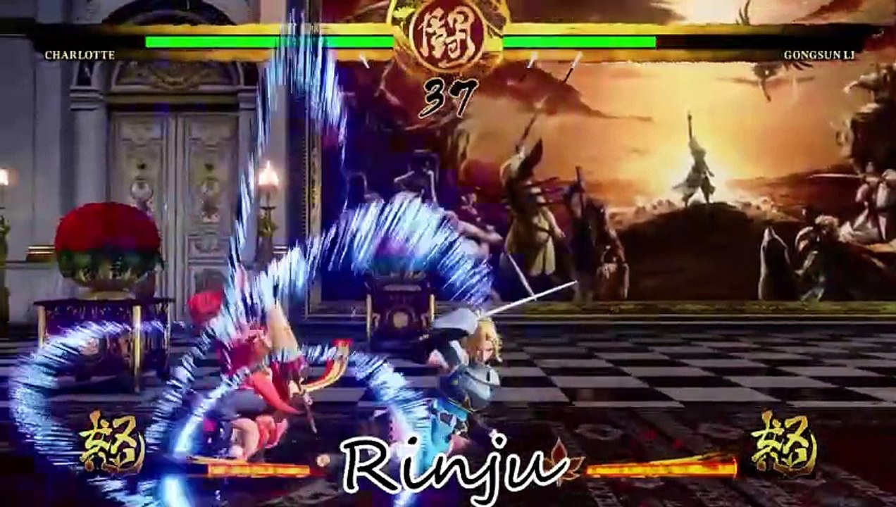 Samurai Shodown Gameplay Charlotte vs Gongsun Li