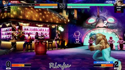 KoF 15 Gameplay Ryo Robert King vs Dinosaur Antonov Ramon Unbelievable Power of the Wind Justice