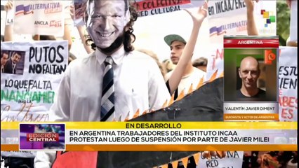 CULTURA EDICIÓN CENTRAL 05-04-2024 ENTREVISTA A VALENTÍN JAVIER DIMENT DESDE ARGENTINA