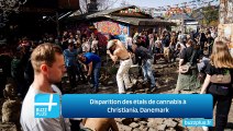 Disparition des étals de cannabis à Christiania, Danemark