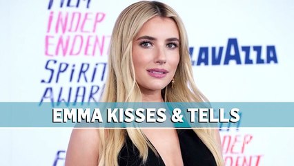 WHY Emma Roberts Had Kim Kardashian’s Lip Gloss All Over Her Face E- News