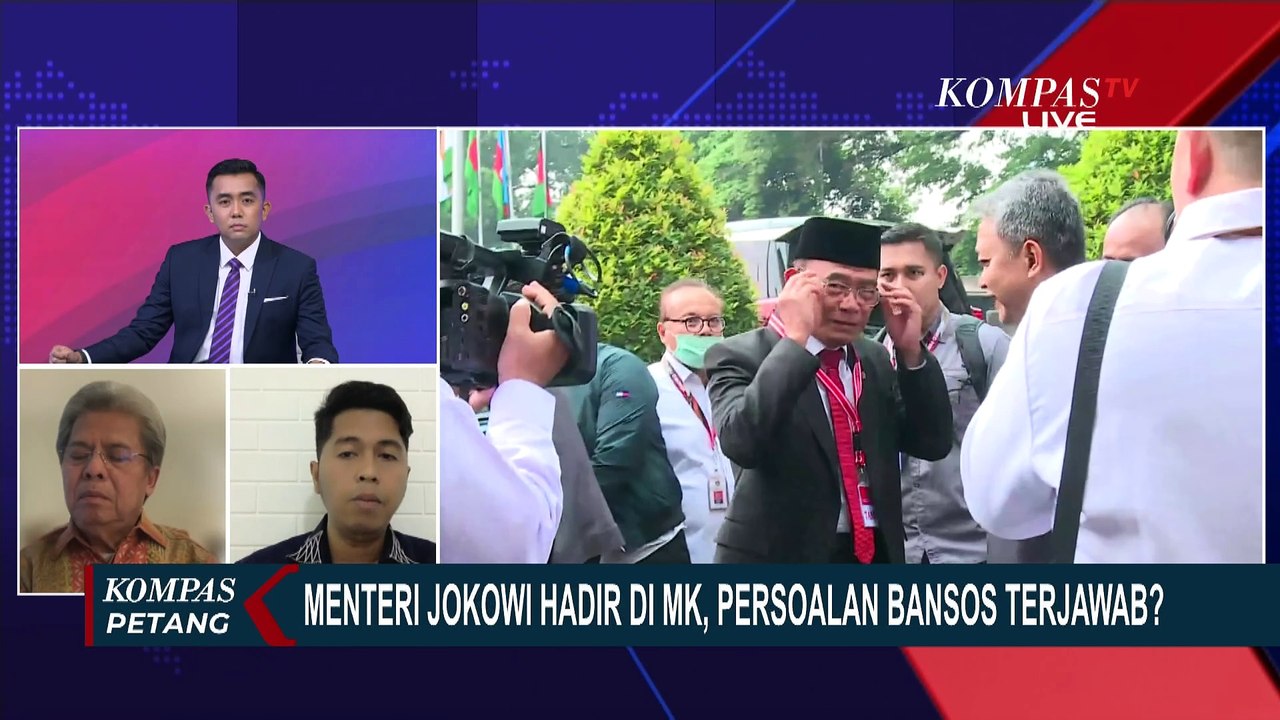 Todung Lubis Sebut 4 Menteri di Sidang Sengketa Pilpres Belum Jawab soal Penyalahgunaan Bansos
