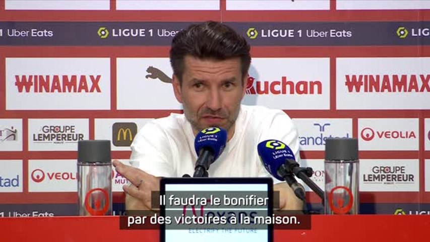 Luka Elsner après le nul face au RC Lens : 