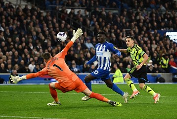 آرسنال يخرج من نزال برايتون بفوز كبير