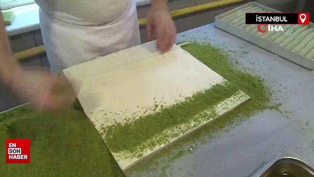 Baklava ustalarının bayram mesaisi