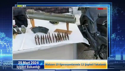Mahzen-19 Operasyonlarında 13 Şüpheli Yakalandı