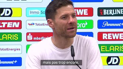 Leverkusen - Alonso : "Le moment viendra..."