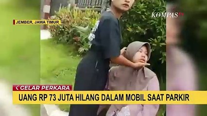 Simpan Uang Puluhan Juta dalam Mobil, Pasutri di Jember Jatim Jadi Korban Pembobolan Mobil!