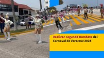 Realizan segunda Rumbata del Carnaval de Veracruz 2024