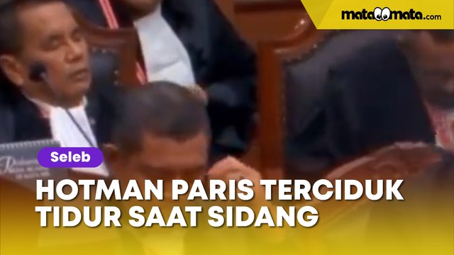 Biasa Terlihat Garang, Viral Hotman Paris Terciduk Tidur Saat Sidang Sengketa Pilpres 2024