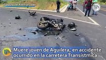 Muere joven de Aguilera, en un accidente ocurrido en la carretera Transístmica
