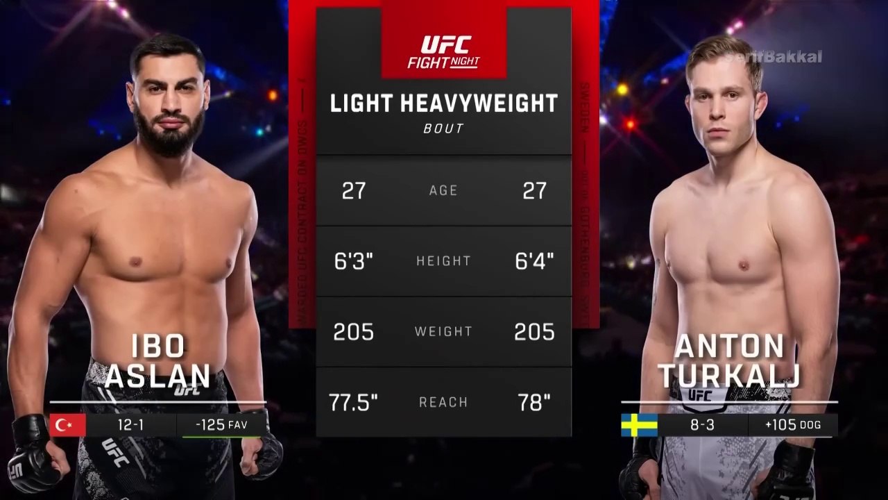 İbo Aslan - Anton Turkalj (UFC) Türkçe Anlatım